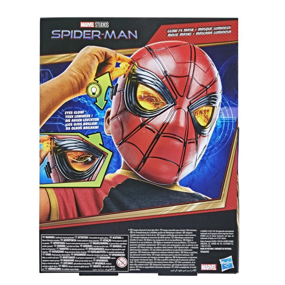 Hasbro Marvel Spider-Man Glow FX Mask Electronic Wearable Toy With Light-Up Eyes 2 Hasbro Marvel Spider-Man Glow FX Mask Electronic Wearable Toy With Light-Up Eyes - Image 2