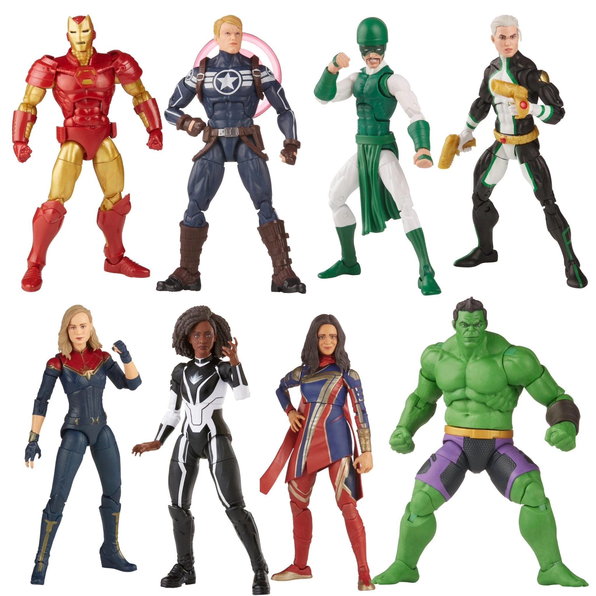 Hasbro Marvel Legends The Marvel's COMPLETE SET OF 7 (Amadeus Cho Hulk BAF) 2 Hasbro Marvel Legends The Marvel's COMPLETE SET OF 7 (Amadeus Cho Hulk BAF) - Image 2