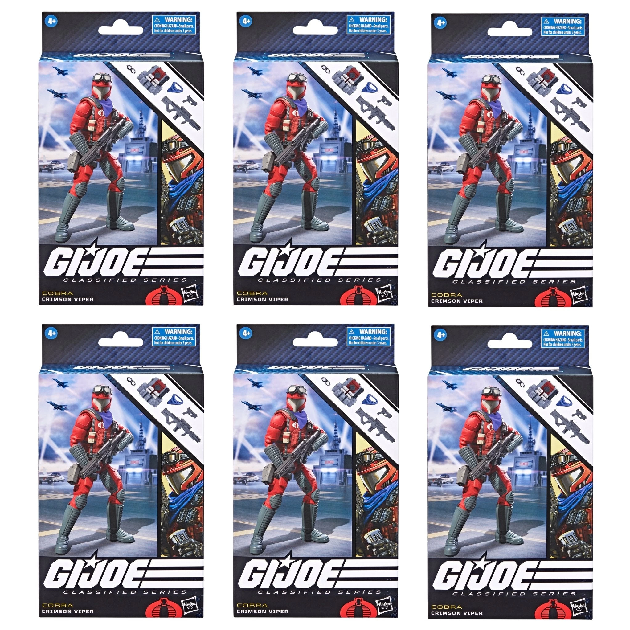 Hasbro G.I. Joe Classified #85 Crimson Viper ARMY BUILDER SET OF 6 1 Hasbro G.I. Joe Classified #85 Crimson Viper ARMY BUILDER SET OF 6