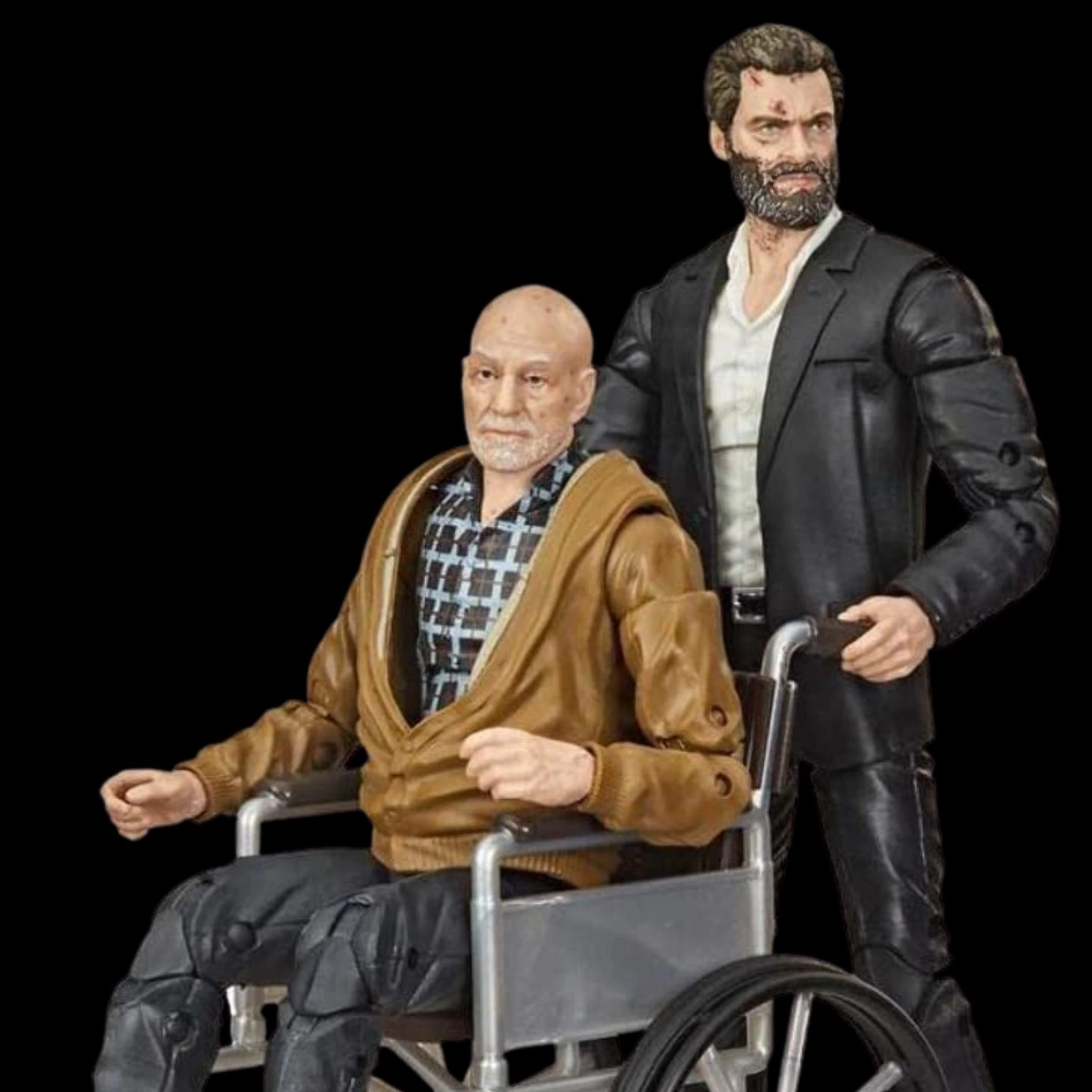 Hasbro Marvel Legends Exclusive X-Men Logan And Charles Xavier 2-Pack 1 Hasbro Marvel Legends Exclusive X-Men Logan And Charles Xavier 2-Pack