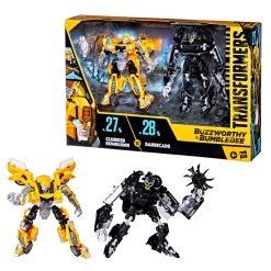 Hasbro Transformers Buzzworthy Bumblebee Studio Series Deluxe Clunker Bumblebee & Barricade 2-Pack