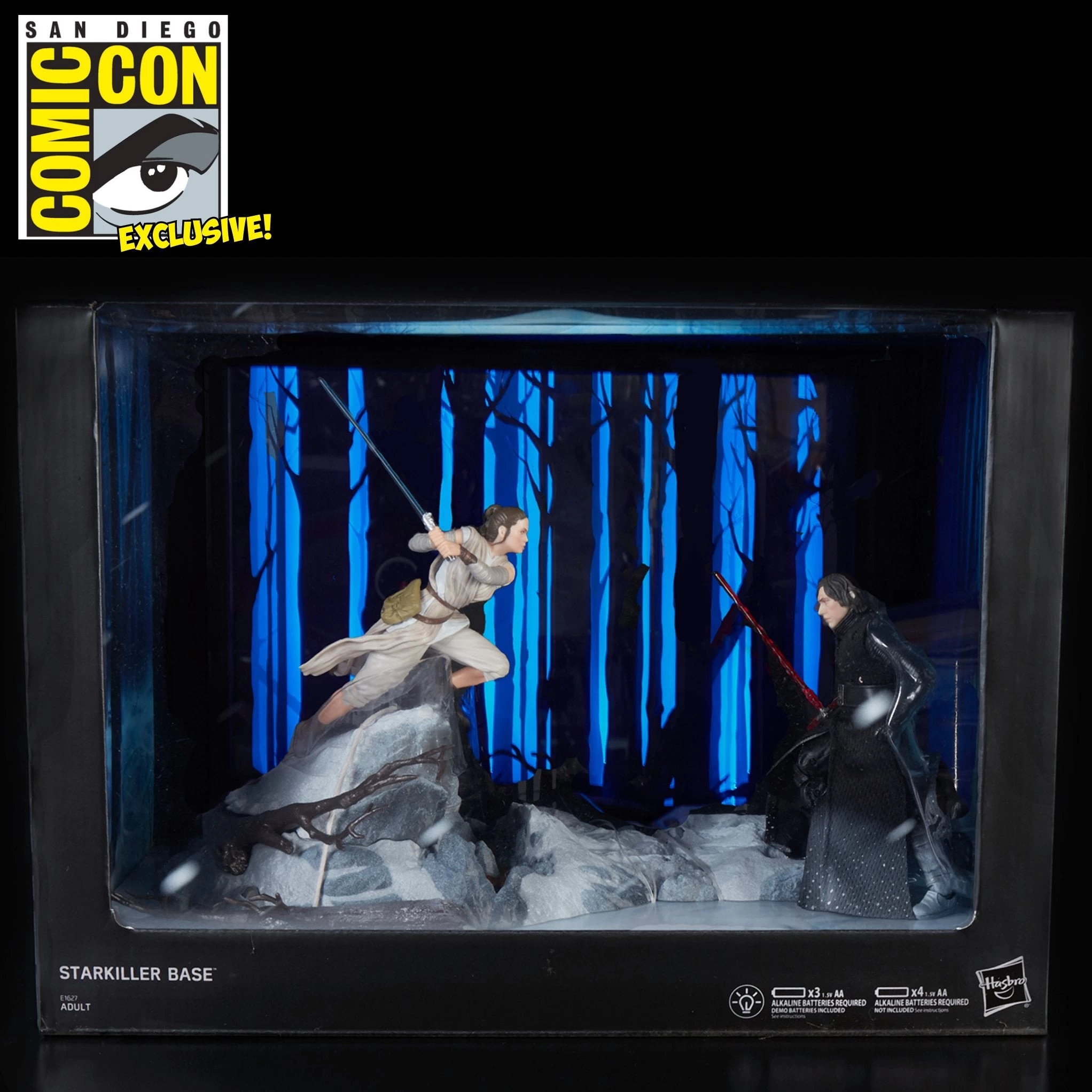 Hasbro Star Wars Black Series Centerpiece Rey & Kylo Ren (Starkiller Base) SDCC 2018 Exclusive 1 Hasbro Star Wars Black Series Centerpiece Rey & Kylo Ren (Starkiller Base) SDCC 2018 Exclusive