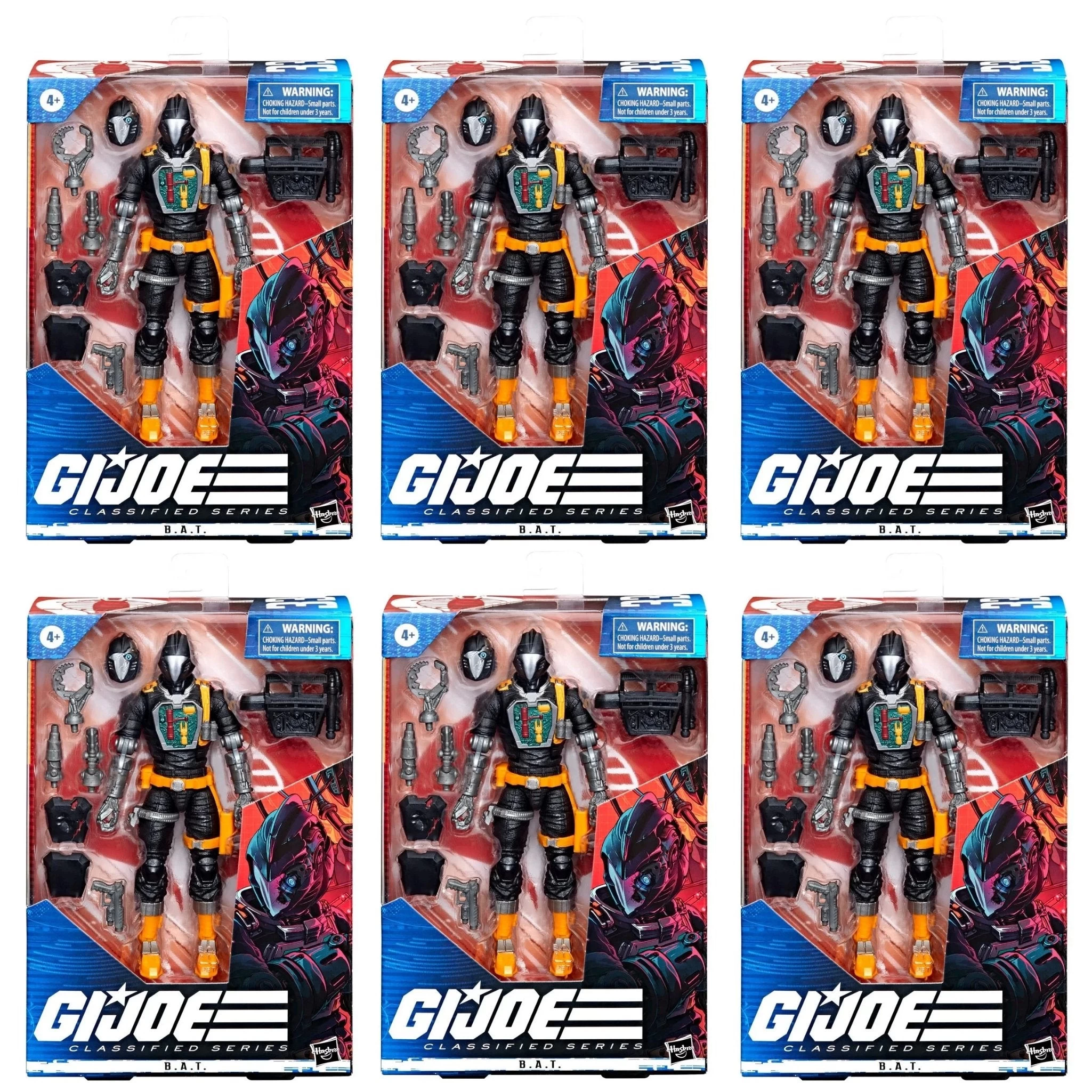 Hasbro G.I. Joe Classified Cobra B.A.T. ARMY BUILDER SET OF 6 1 Hasbro G.I. Joe Classified Cobra B.A.T. ARMY BUILDER SET OF 6