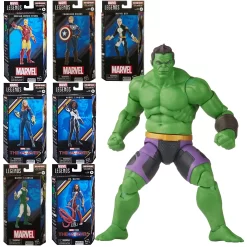 Hasbro Marvel Legends The Marvel's COMPLETE SET OF 7 (Amadeus Cho Hulk BAF)
