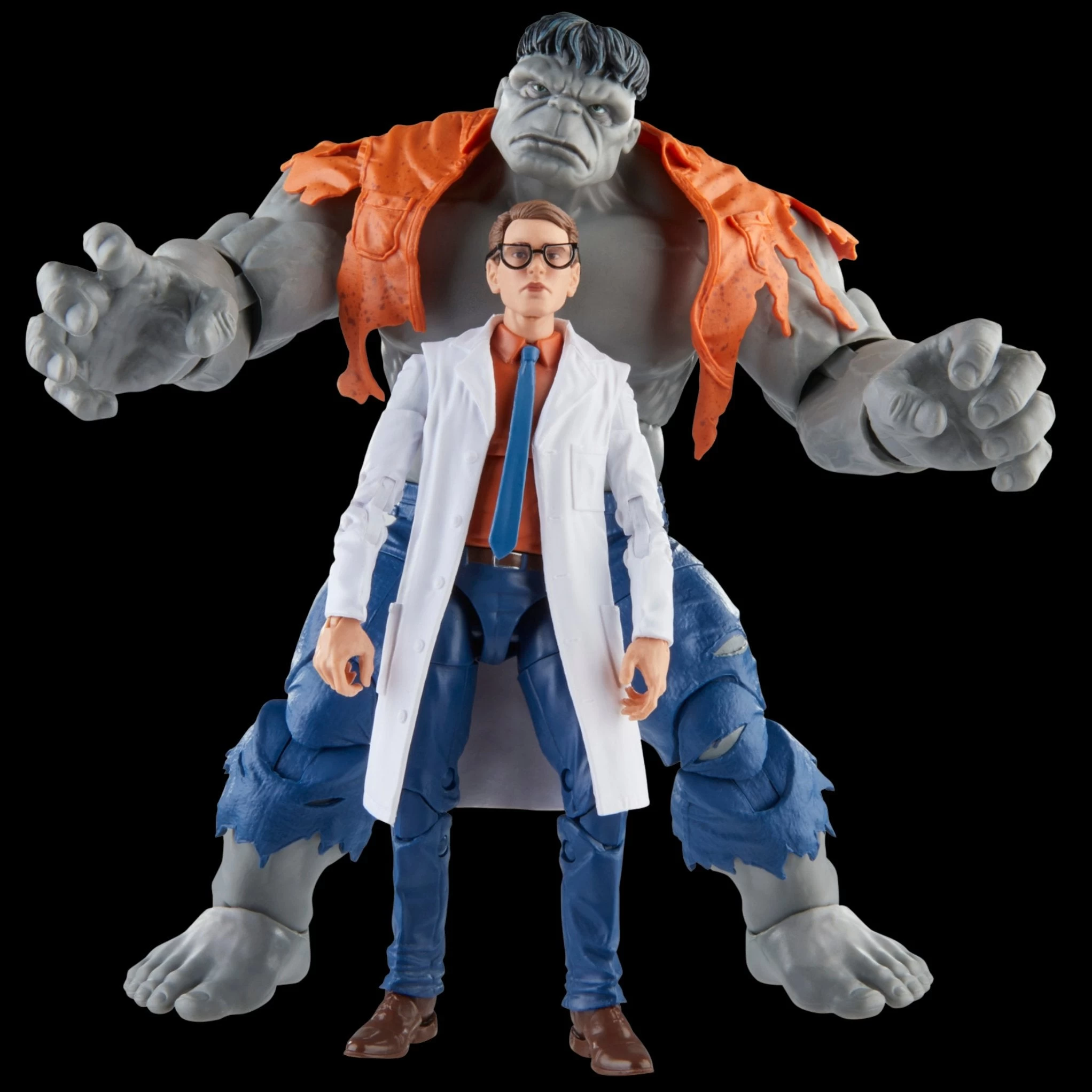 Hasbro Marvel Legends Gray Hulk And Dr. Bruce Banner 2-Pack 2 Hasbro Marvel Legends Gray Hulk And Dr. Bruce Banner 2-Pack - Image 2