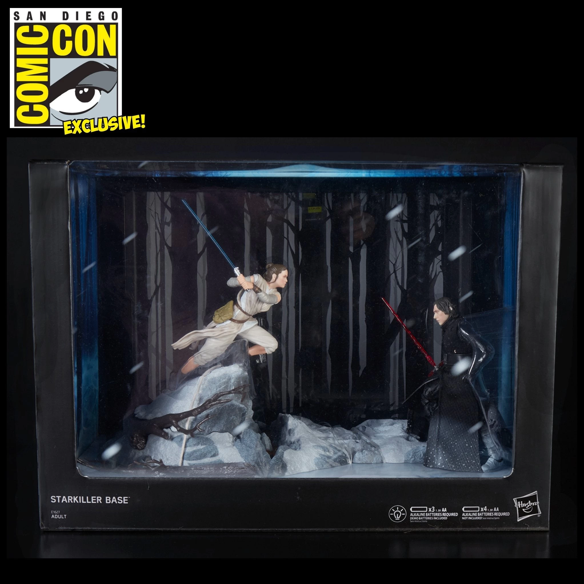 Hasbro Star Wars Black Series Centerpiece Rey & Kylo Ren (Starkiller Base) SDCC 2018 Exclusive 3 Hasbro Star Wars Black Series Centerpiece Rey & Kylo Ren (Starkiller Base) SDCC 2018 Exclusive - Image 3