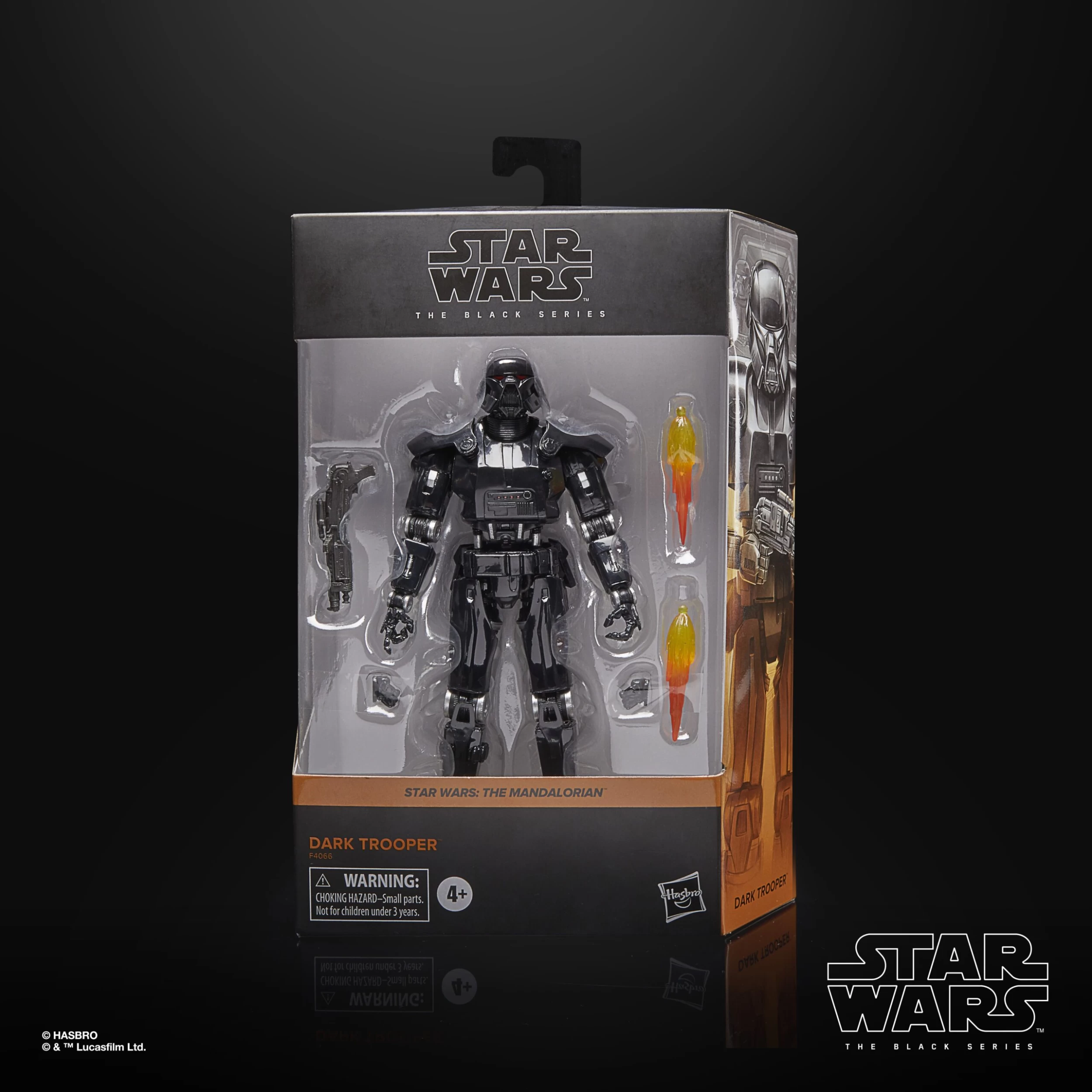 Hasbro Star Wars The Black Series 6" Deluxe Dark Trooper (The Mandalorian) 2 Hasbro Star Wars The Black Series 6" Deluxe Dark Trooper (The Mandalorian) - Image 2