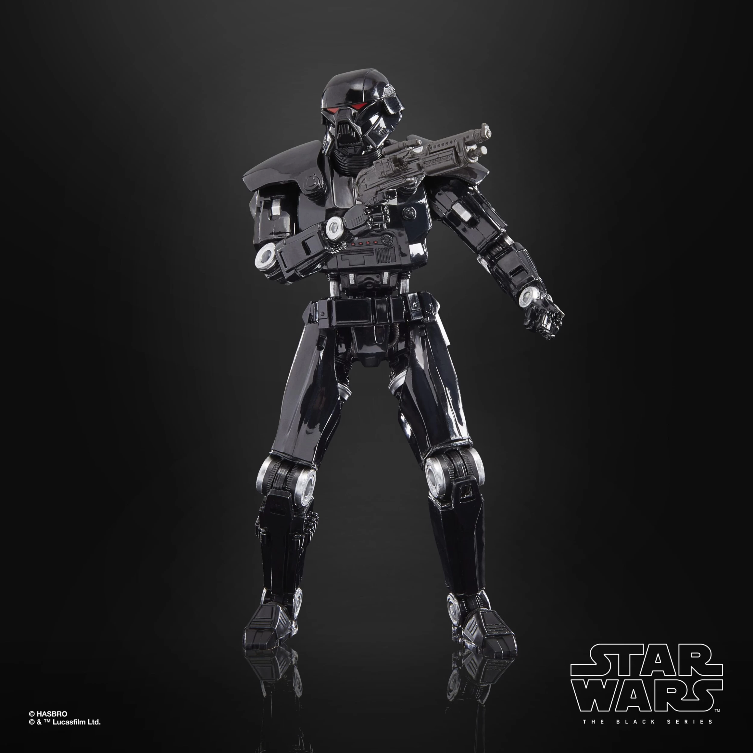 Hasbro Star Wars The Black Series 6" Deluxe Dark Trooper (The Mandalorian) 6 Hasbro Star Wars The Black Series 6" Deluxe Dark Trooper (The Mandalorian) - Image 6