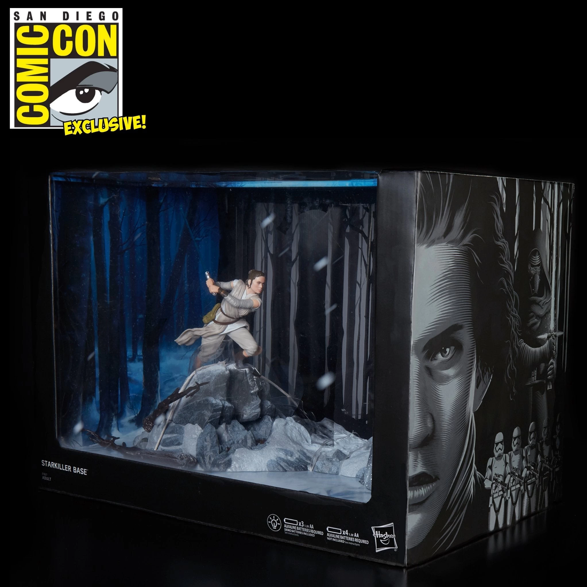 Hasbro Star Wars Black Series Centerpiece Rey & Kylo Ren (Starkiller Base) SDCC 2018 Exclusive 5 Hasbro Star Wars Black Series Centerpiece Rey & Kylo Ren (Starkiller Base) SDCC 2018 Exclusive - Image 5