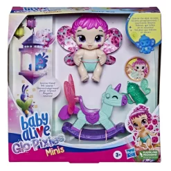 Hasbro Baby Alive Glo Pixies Minis Doll, Berry Bug