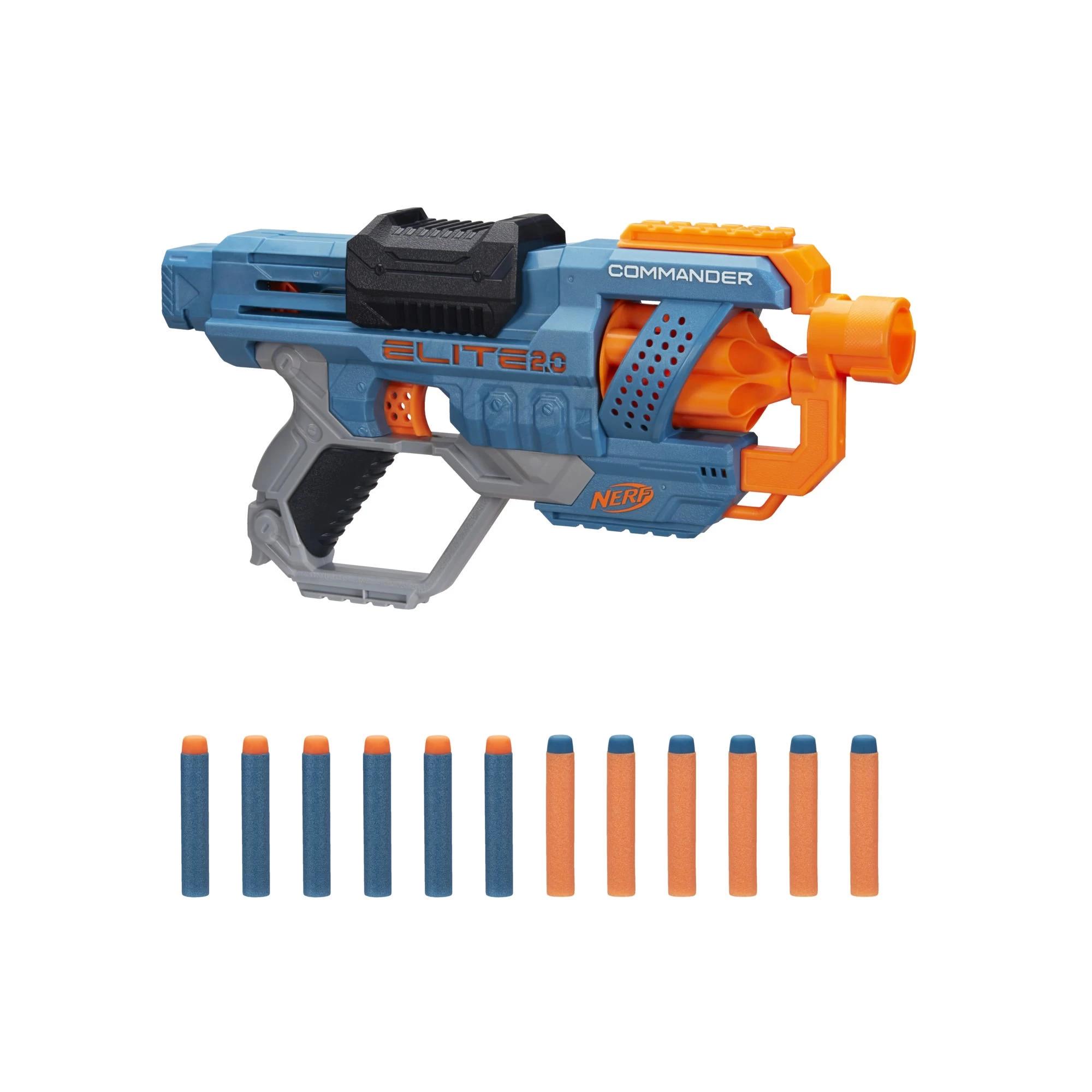 Hasbro NERF Elite 2.0 Commander RD-6 Blaster (with 12 Darts And Rotating Drum) 2 Hasbro NERF Elite 2.0 Commander RD-6 Blaster (with 12 Darts And Rotating Drum) - Image 2