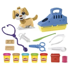 Hasbro Play-Doh Care 'n Carry Vet Playset With Toy Dog -Hasbro Toys World 73734ec333630f4b8ea95d507eb3d69cb8e63f06