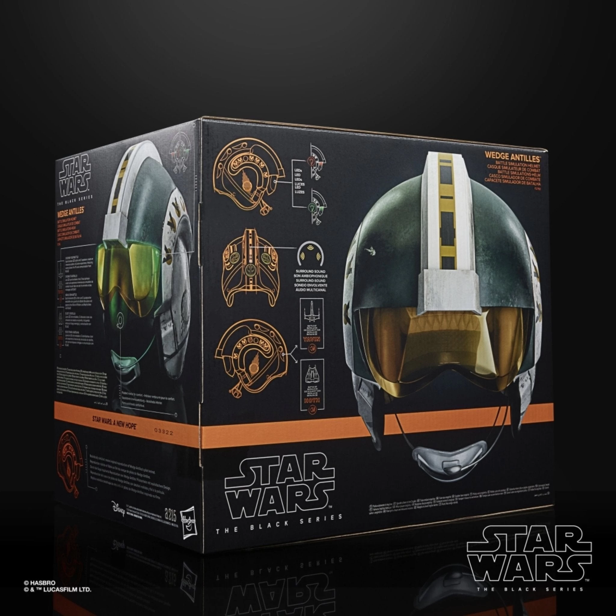 Hasbro Star Wars The Black Series Wedge Antilles Battle Simulation Helmet 6 Hasbro Star Wars The Black Series Wedge Antilles Battle Simulation Helmet - Image 6