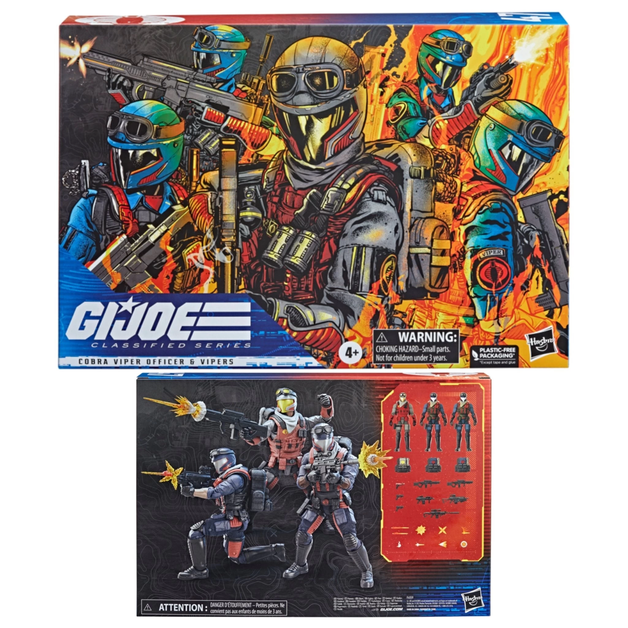 Hasbro G.I. Joe Classified Cobra Viper Officer & Vipers Army Builder 3-Pack 2 Hasbro G.I. Joe Classified Cobra Viper Officer & Vipers Army Builder 3-Pack - Image 2
