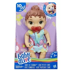 Hasbro Toys World 5 Hasbro Toys World -Hasbro Toys World BABYALIVEBabyLilSoundsInteractiveBrownHairBabyDoll12
