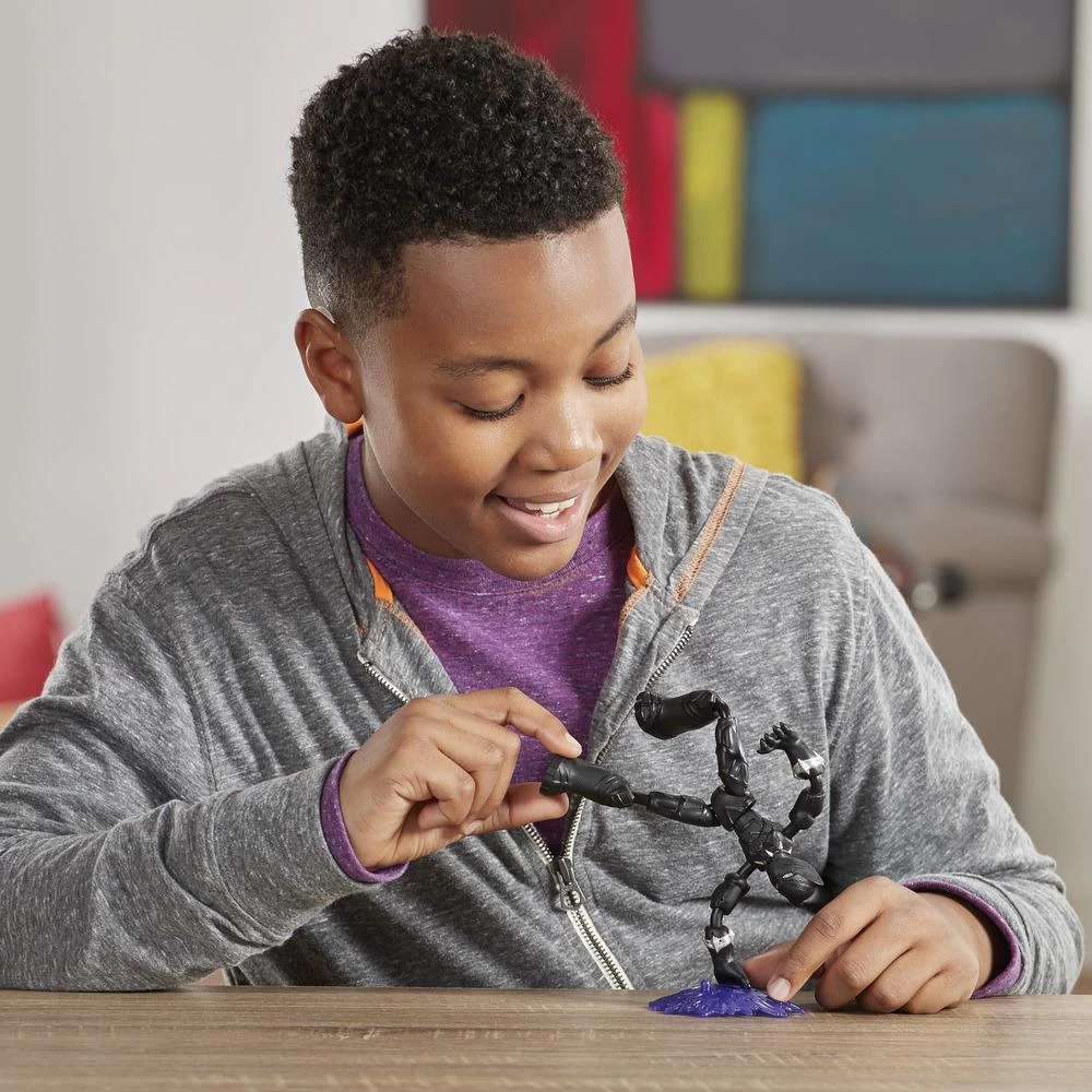 Hasbro Marvel Avengers Bend And Flex Black Panther Action Figure E7868 3 Hasbro Marvel Avengers Bend And Flex Black Panther Action Figure E7868 - Image 3