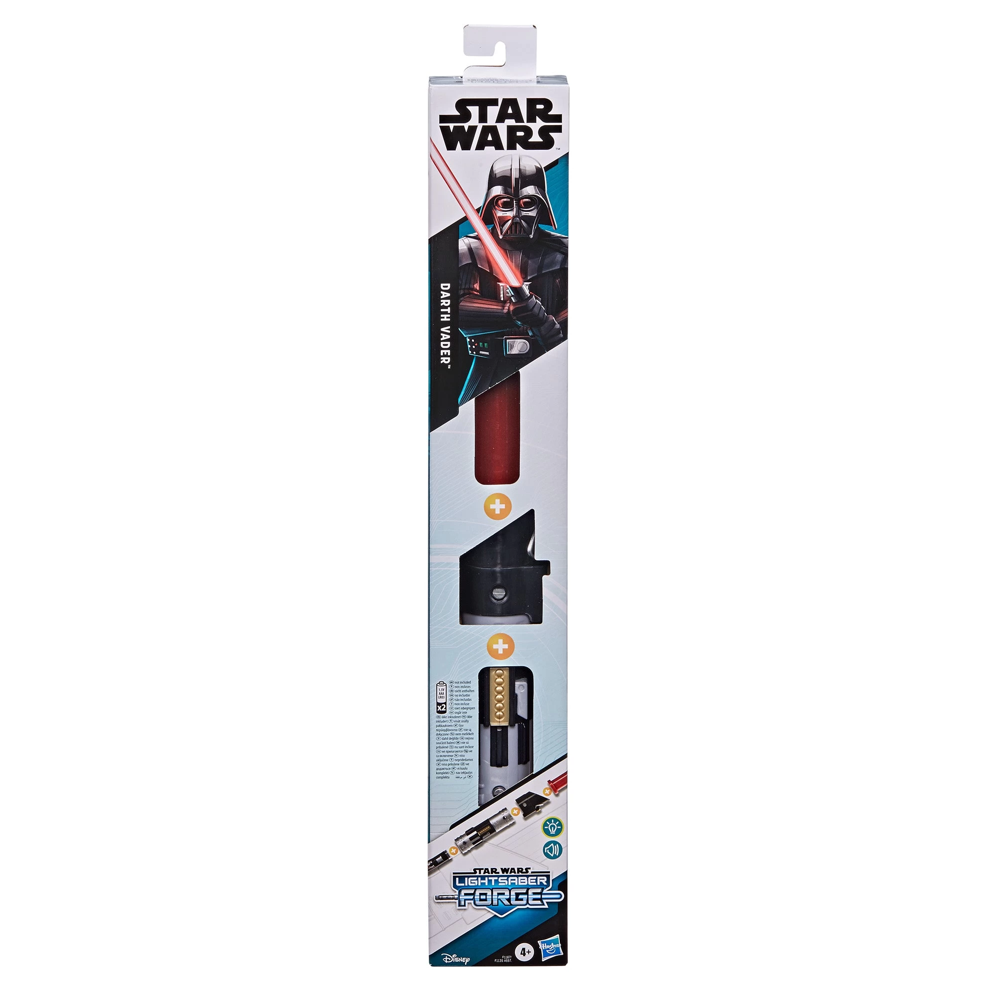 Hasbro STAR WARS Lightsaber Forge Darth Vader Electronic Extendable Red Lightsaber 1 Hasbro STAR WARS Lightsaber Forge Darth Vader Electronic Extendable Red Lightsaber