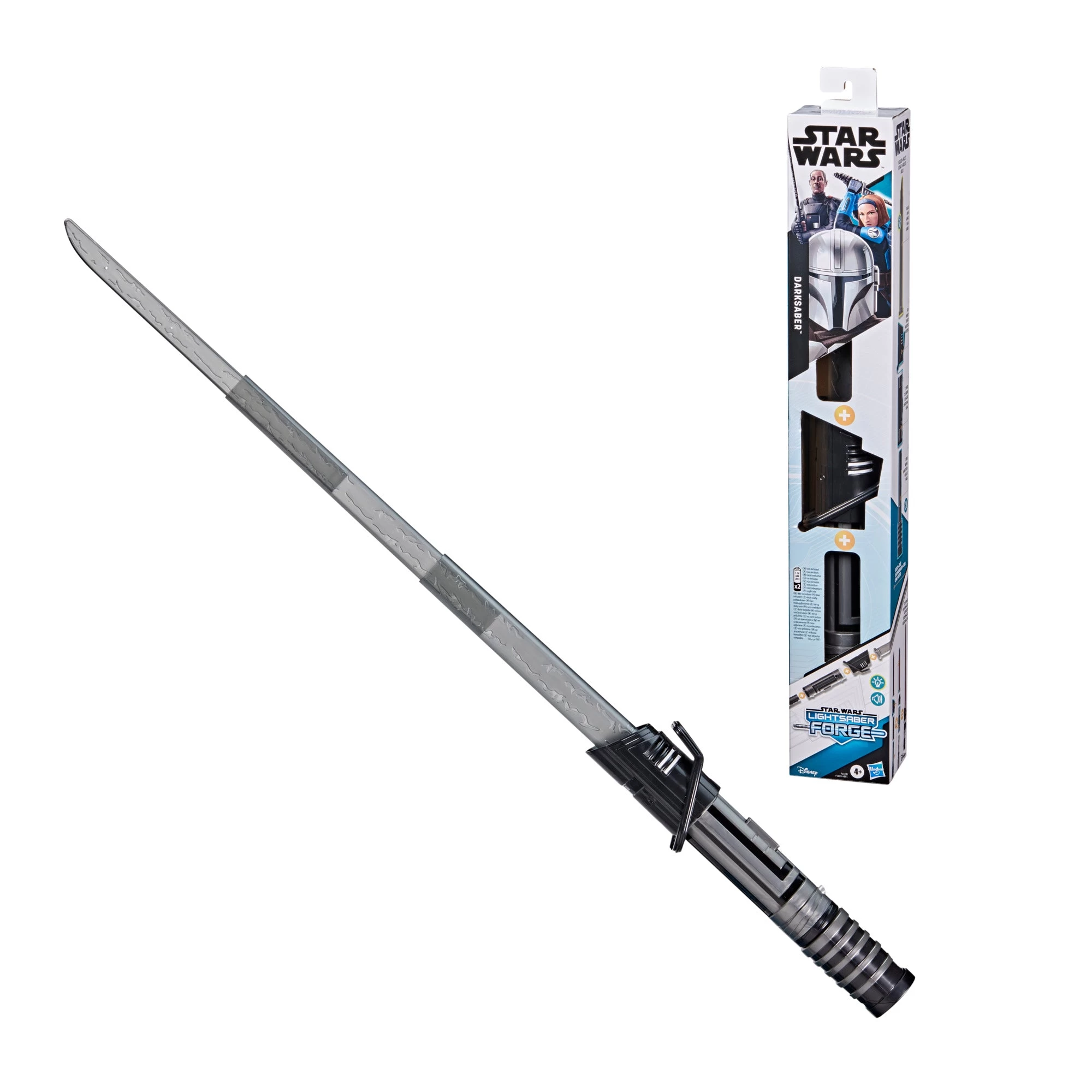 Hasbro STAR WARS Lightsaber Forge Darksaber Electronic Extendable Black Lightsaber 4 Hasbro STAR WARS Lightsaber Forge Darksaber Electronic Extendable Black Lightsaber - Image 4