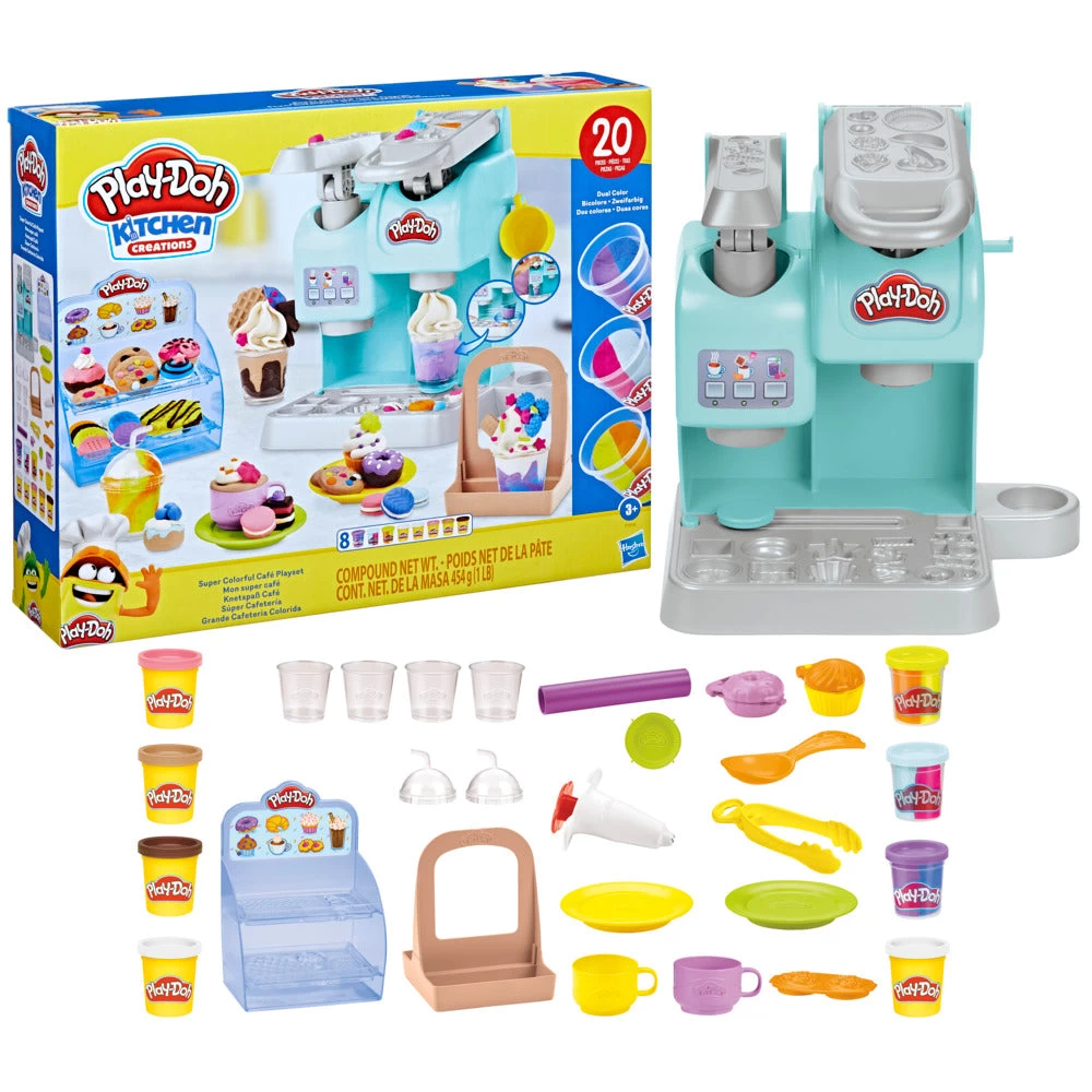 Hasbro Play-Doh Super Colourful Cafe Playset 4 Hasbro Play-Doh Super Colourful Cafe Playset - Image 4