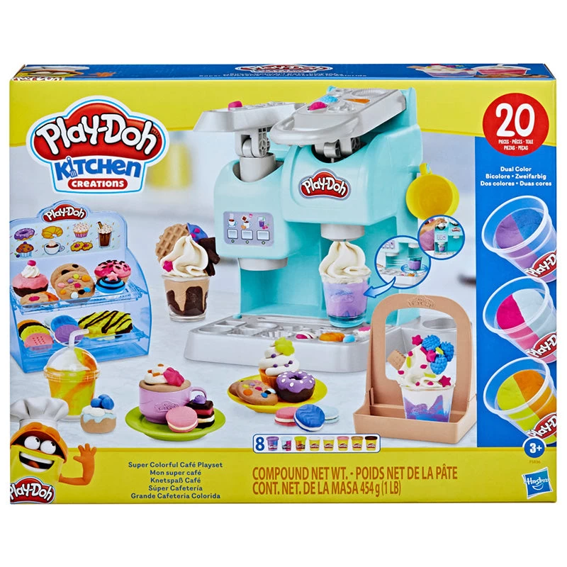 Hasbro Play-Doh Super Colourful Cafe Playset 1 Hasbro Play-Doh Super Colourful Cafe Playset