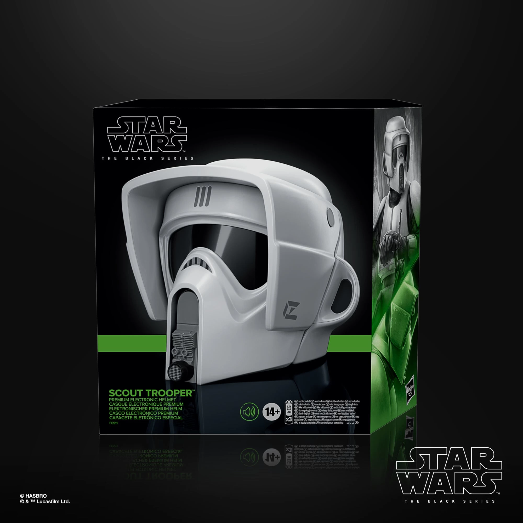 Hasbro Star Wars The Black Series Biker Scout Helmet 7 Hasbro Star Wars The Black Series Biker Scout Helmet - Image 7