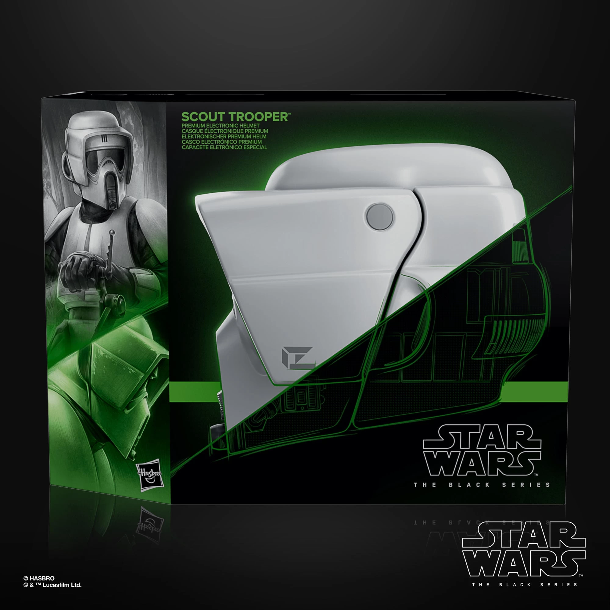 Hasbro Star Wars The Black Series Biker Scout Helmet 8 Hasbro Star Wars The Black Series Biker Scout Helmet - Image 8