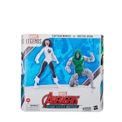 Hasbro Marvel Legends Captain Marvel Vs. Doctor Doom (2-Pack) -Hasbro Toys World F70865L00 pkg 23 Online 2000SQ 474445