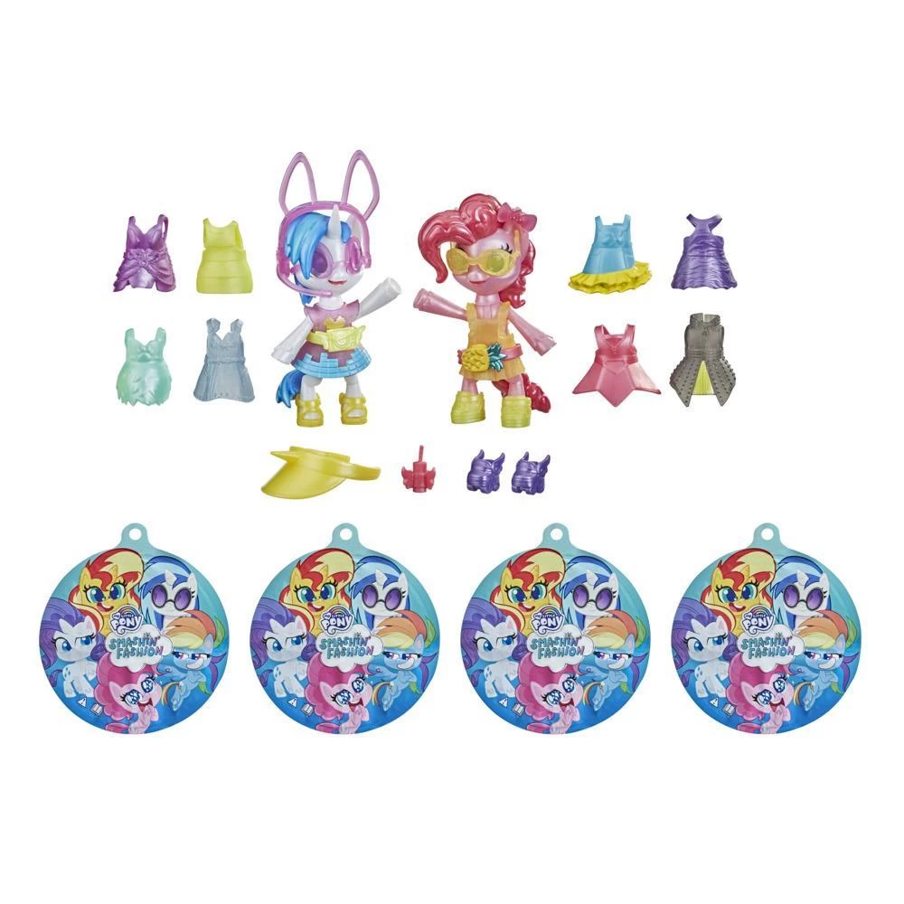 Hasbro MY LITTLE PONY Smashin’ Fashion Party 2-Pack Pinkie Pie And DJ Pon-3 Poseable Figuress 2 Hasbro MY LITTLE PONY Smashin’ Fashion Party 2-Pack Pinkie Pie And DJ Pon-3 Poseable Figuress - Image 2
