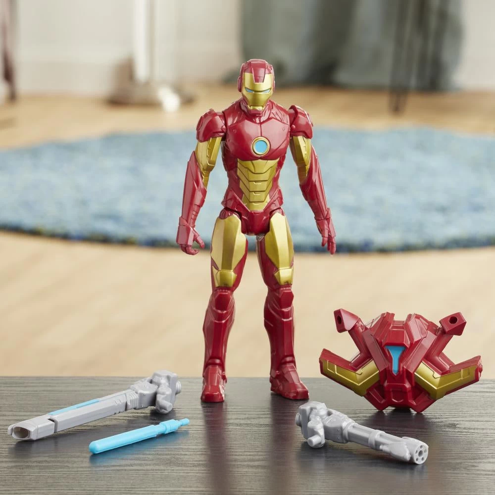 Hasbro Marvel Avengers Titan Hero Series Blast Gear IRON MAN Action Figure 5 Hasbro Marvel Avengers Titan Hero Series Blast Gear IRON MAN Action Figure - Image 5
