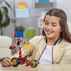 Hasbro Marvel Bend And Flex Flex Rider Iron Man Action Figure Toy -Hasbro Toys World MarvelBendAndFlexFlexRiderIronManActionFigureToy4