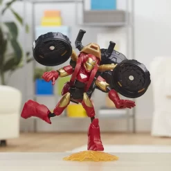 Hasbro Marvel Bend And Flex Flex Rider Iron Man Action Figure Toy -Hasbro Toys World MarvelBendAndFlexFlexRiderIronManActionFigureToy5