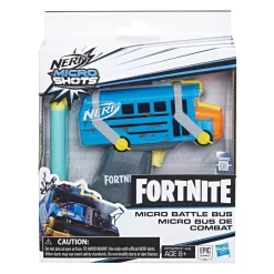 Hasbro NERF Fortnite Micro Battle Bus Dart-Firing Blaster
