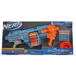 Hasbro Nerf Elite 2.0 Shockwave RD-15 Blaster With Rotating Drum (with 24 Darts)