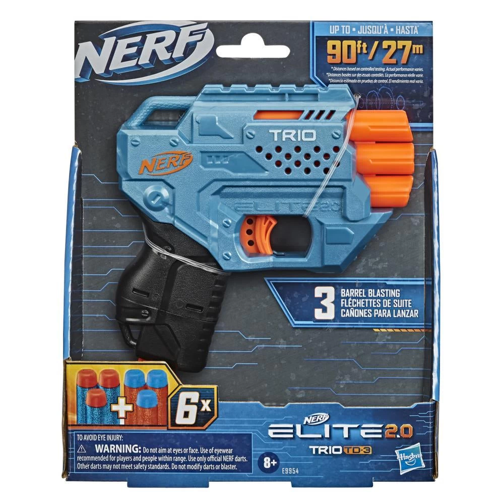 Hasbro Nerf Elite 2.0 Trio SD-3 Dart Blaster 1 Hasbro Nerf Elite 2.0 Trio SD-3 Dart Blaster