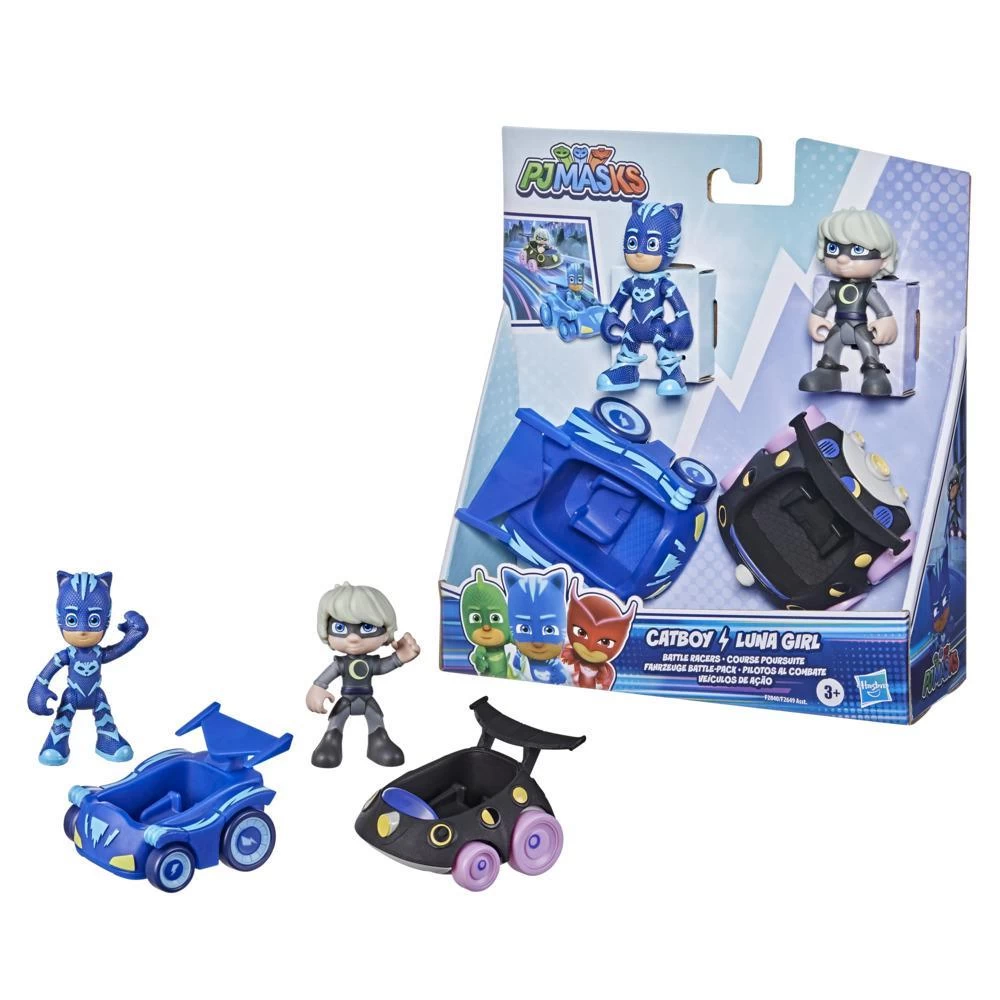 Hasbro PJ Masks Catboy Vs Luna Girl Battle Racers Toy 3 Hasbro PJ Masks Catboy Vs Luna Girl Battle Racers Toy - Image 3