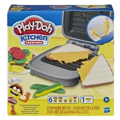 Hasbro Play-Doh Kitchen Creations Cheesy Sandwich Play Food Set