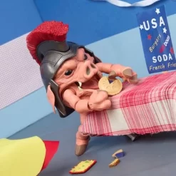 Hasbro Power Rangers Lightning Collection Exclusive Pudgy Pig With Lunchbox -Hasbro Toys World PudgyPig11 749131