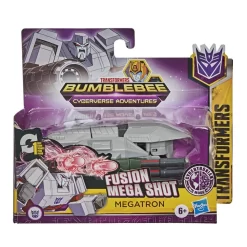 Hasbro TRANSFORMERS Bumblebee Cyberverse Adventures 1-Step Changer MEGATRON -Hasbro Toys World TRANSFORMERSBumblebeeCyberverseAdventures1 StepChangerMEGATRON1