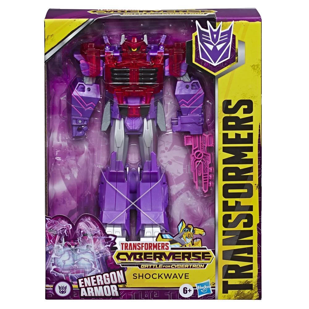 Hasbro TRANSFORMERS Cyberverse Ultimate Class SHOCKWAVE Action Figure 3 Hasbro TRANSFORMERS Cyberverse Ultimate Class SHOCKWAVE Action Figure - Image 3