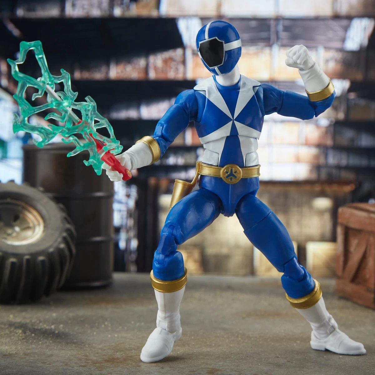 Hasbro Power Rangers Lightning Collection Lightspeed Rescue Blue Ranger 2 Hasbro Power Rangers Lightning Collection Lightspeed Rescue Blue Ranger - Image 2