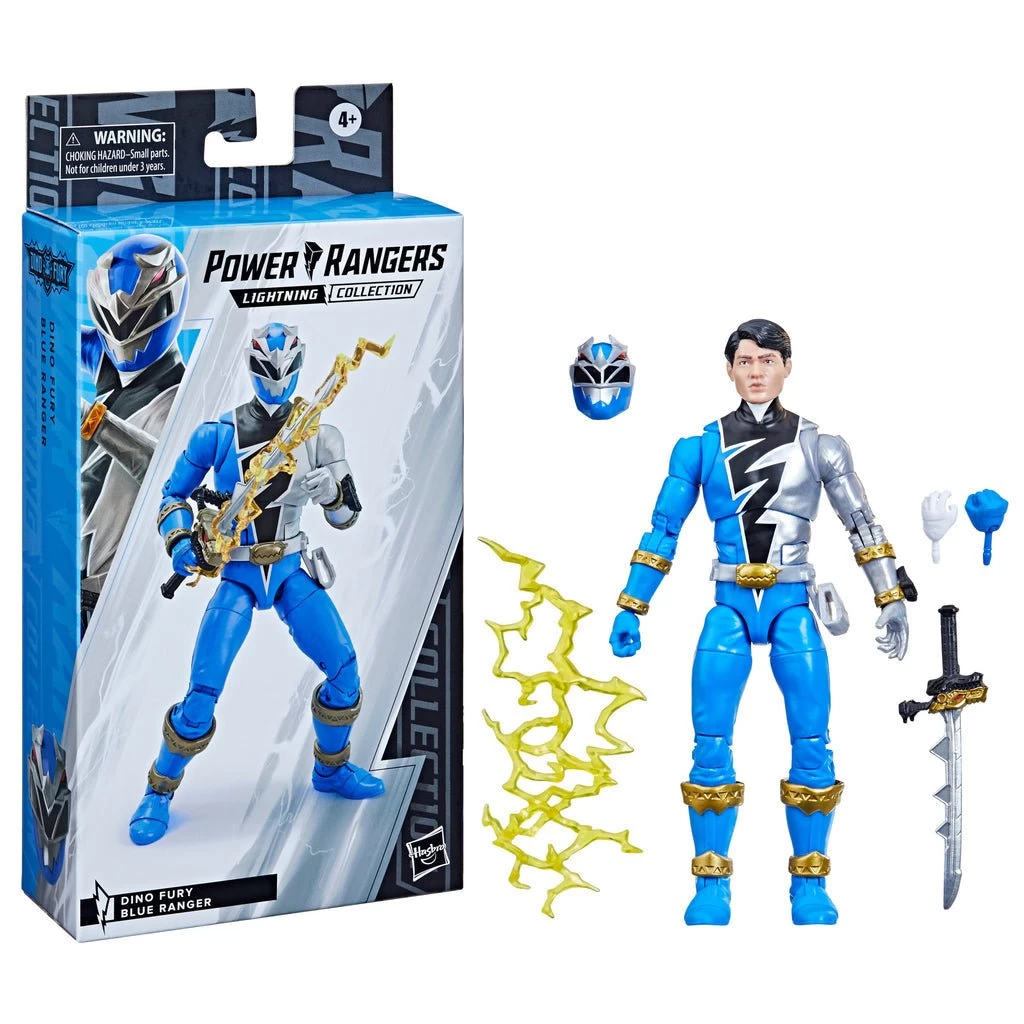 Hasbro Power Rangers Lightning Collection Dino Fury Blue Ranger 8 Hasbro Power Rangers Lightning Collection Dino Fury Blue Ranger - Image 8