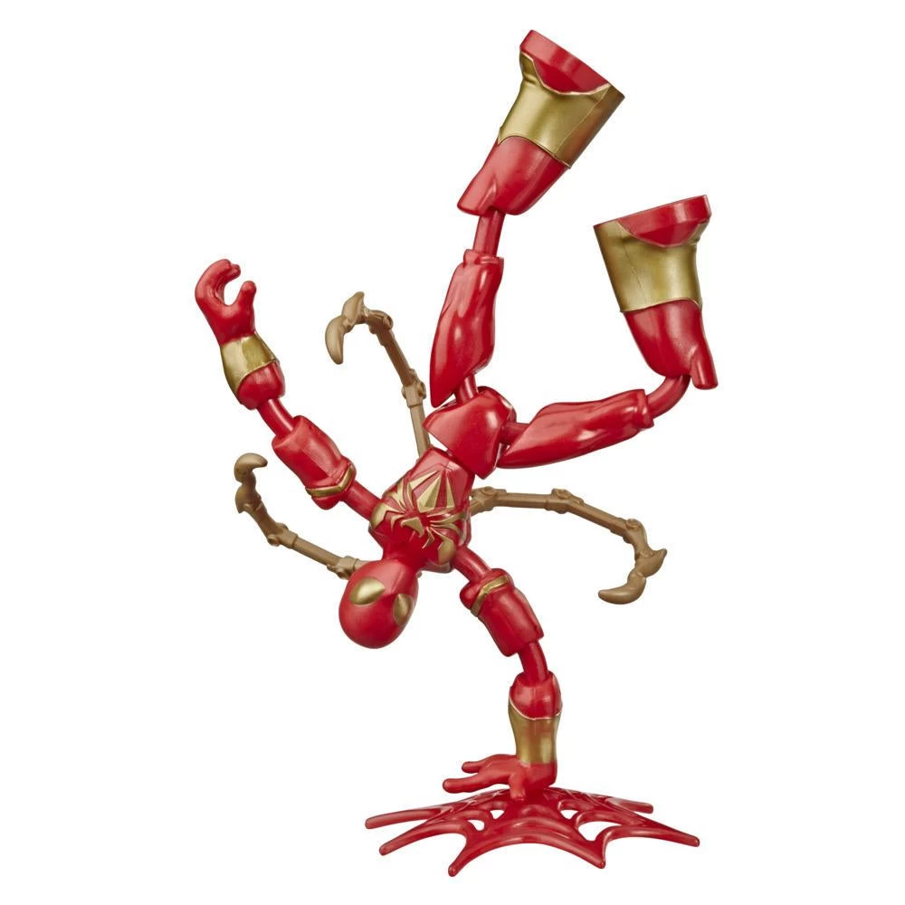Hasbro Marvel Spider-Man Bend And Flex Iron Spider Action Figure 2 Hasbro Marvel Spider-Man Bend And Flex Iron Spider Action Figure - Image 2