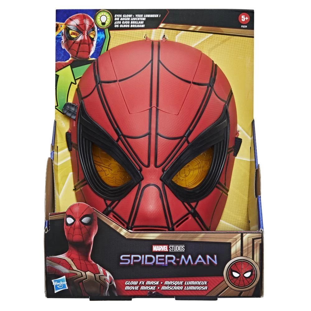 Hasbro Marvel Spider-Man Glow FX Mask Electronic Wearable Toy With Light-Up Eyes 1 Hasbro Marvel Spider-Man Glow FX Mask Electronic Wearable Toy With Light-Up Eyes