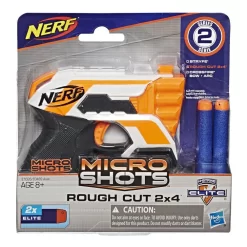 Hasbro NERF MicroShots N-Strike Elite Rough Cut 2x4 Blaster